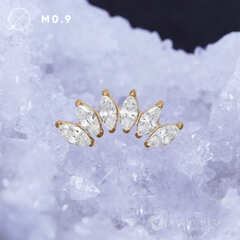 6K Marquise v.2 Crystal PVD Yellow