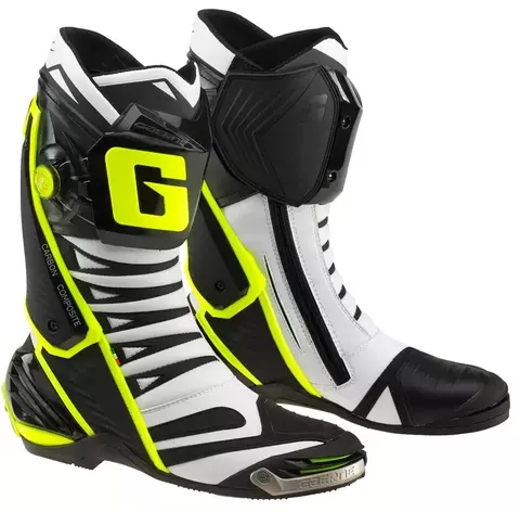 Мотоботы Gaerne GP1 Evo White/Black/Yellow 45