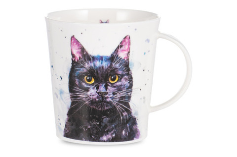 Кружка 320мл Dunoon Черный кот Ломонд
