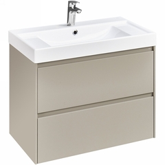 Roca A857630510 ONA модуль для раковины 800 мм, 785x450x565 мм, с 2 ящиками, бежево-серый матовый фото