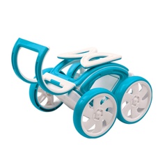 MAGFORMERS Магнитный конструктор Моя первая машинка, синий (63146)