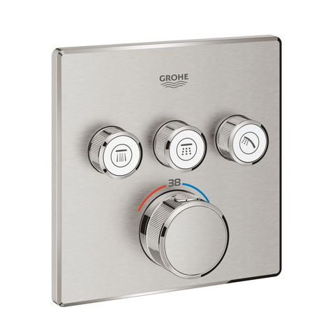 Термостат для душа встраиваемый на 3 потребителя Grohe Grohtherm SmartControl 29126DC0