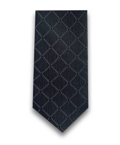 Черный галстук в клетку на кулиске TSAREVICH