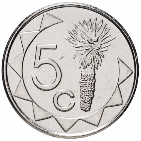 5 центов. Намибия. 2015 год. UNC