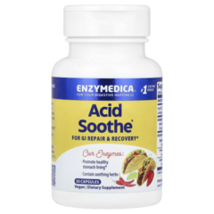 Enzymedica Acid Soothe 30 capsules , Устранения кислотного дисбаланса