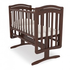 Кровать детская Л-2003-1м "Лили" маятник поперечный (орех)