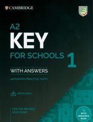 A2 Key for Schools 1 for the Revised 2020 Exam Student's Book with Answers with Audio