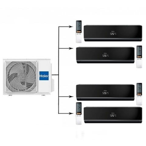 Мульти сплит-система Haier 4U30HS1ERA + AS09NS5ERA-B*4