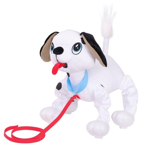 Собачка-шагачка Интерактивная мягкая игрушка собачка на поводке Далматин (245284)