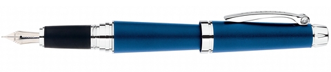 Ручка перьевая Cross C-Series, Monaco Blue CT, F (AT0396-5FD)