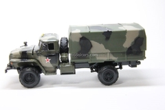 Ural-43206 with awning camouflage Elecon 1:43