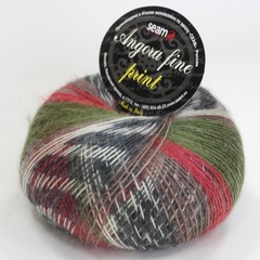 Пряжа Seam Angora Fine Print (0072)
