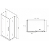 Abber Schwarzer Diamant AG30170MH-S75M-S75M Душевой уголок, 170x75x195