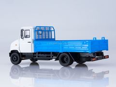 ZIL-5301 Goby flatbed truck white-blue 1:43 Our Trucks #33
