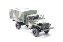 Ural-43206 with awning camouflage Elecon 1:43