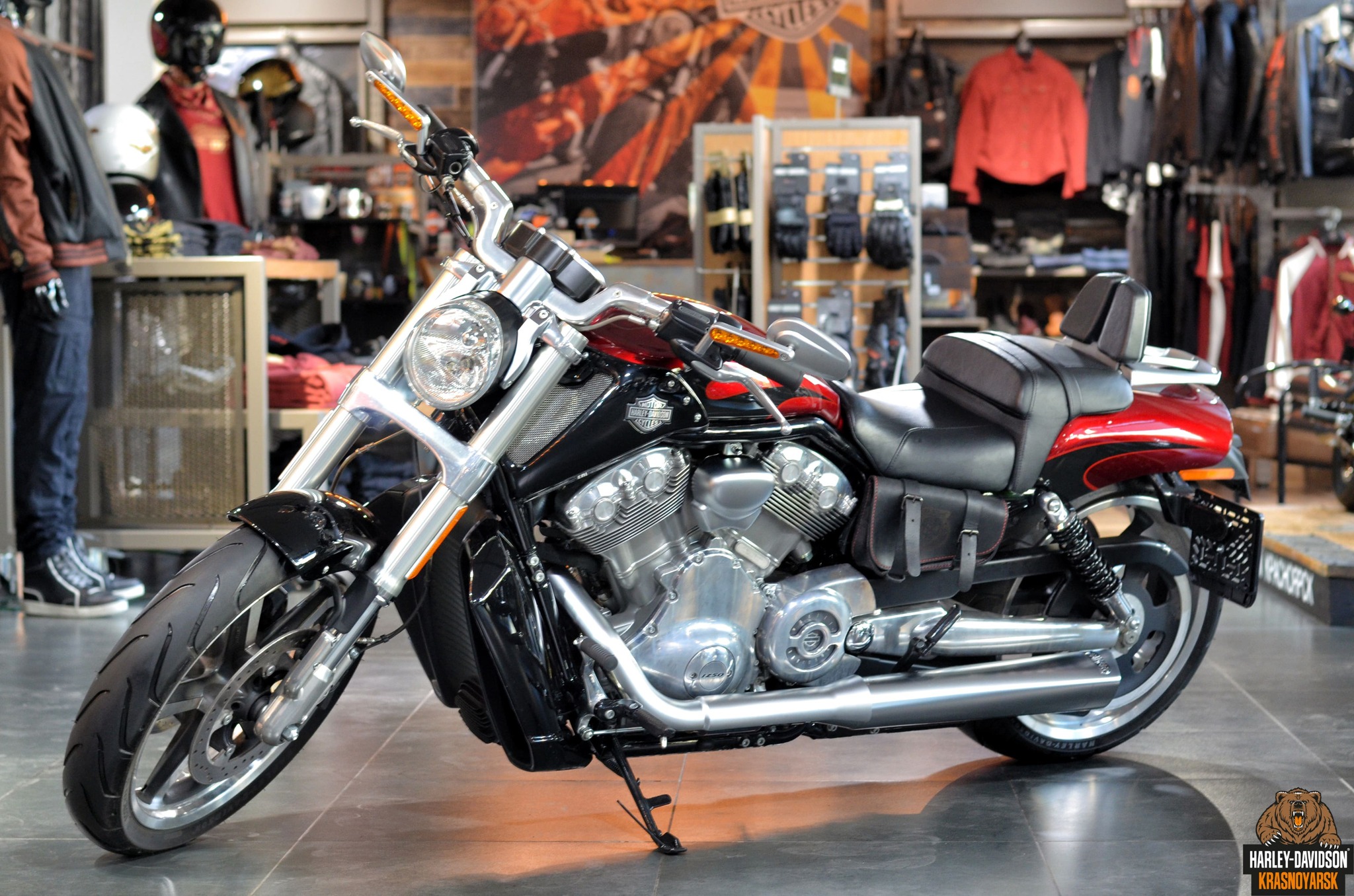 Harley Davidson с подсветкой