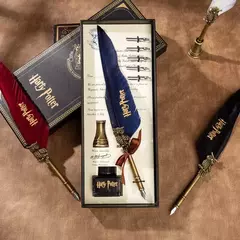 Harry Potter Magic Feather Pen set blue