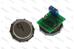 Кнопка (кнопочный модуль) ВКЛ13А-7-4П "9 этаж", круглая, с кодом Брайля