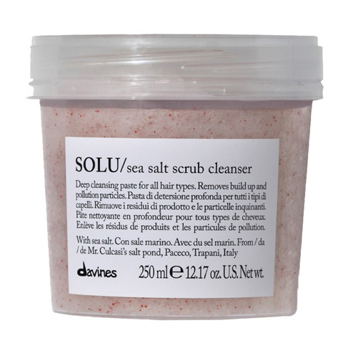 Davines Essential Haircare SOLU: Скраб с морской солью (SOLU Sea Salt Scrub Cleanser)