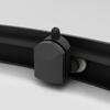 Am.Pm W90G-401-100BT Душевое ограждение Gem 1/4 Rond 100x100 стекло прозрачное, профиль черный матовый, бе