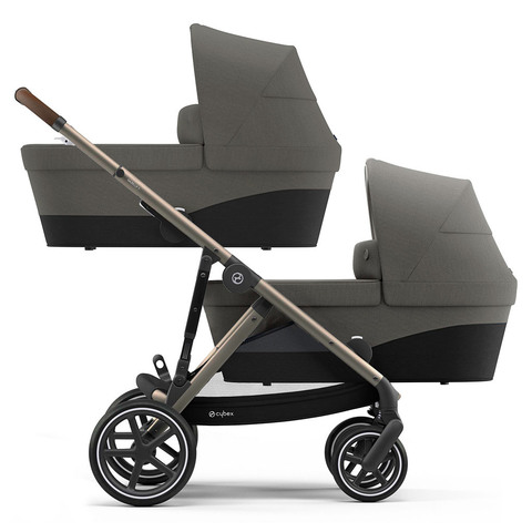 Детская коляска для двойни Cybex Gazelle S 2 в 1 TPE Soho Grey