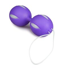 Фиолетовые вагинальные шарики Wiggle Duo - 