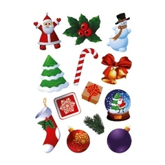 Наклейка на стекло Новогодняя композиция SYBXT-3119281 38х55 см