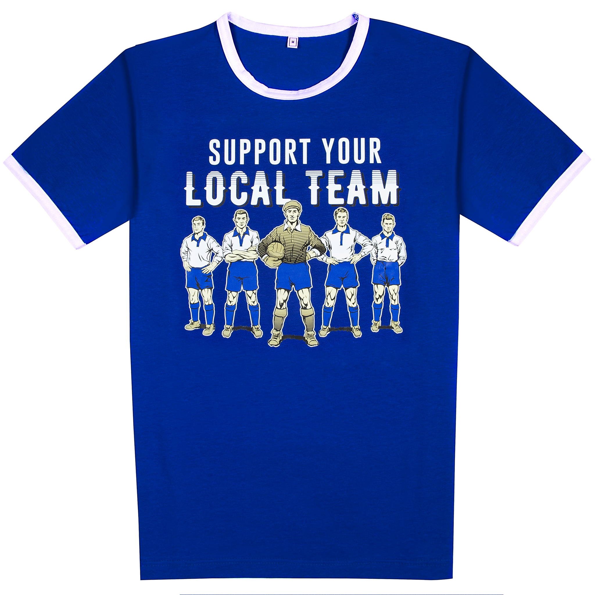 Support your local team blue t-shirt