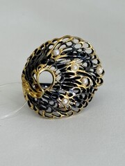 Пава (кольцо из серебра)
