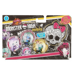 Минис Набор из 3-х фигурок: Твайла Супергерой, Катрин де Мяу Пижамная, Лагуна Цирковая