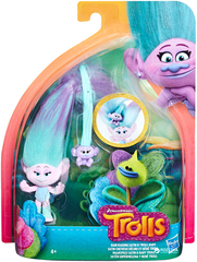 Игровой набор  Trolls Satin Hair Raising With Baby