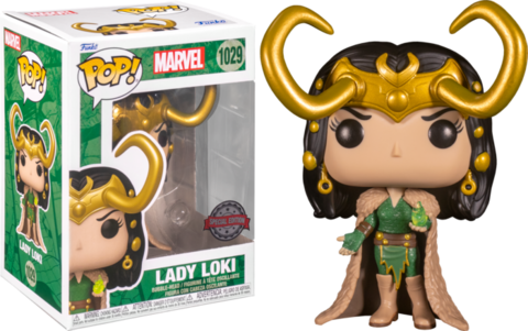 Фигурка Funko Pop! Marvel: Loki - Lady Loki (Excl. to Pop in a Box) (Оригинальный стикер)
