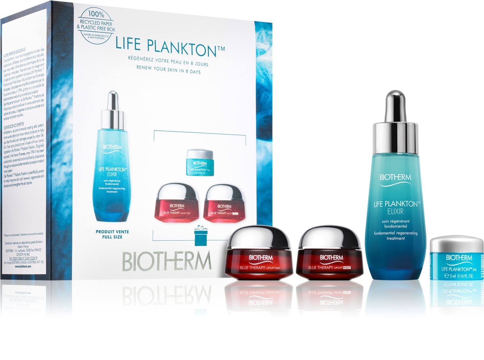 Biotherm Life Plankton Elixir. Набор биотерм женский. Биотерм для женщин.