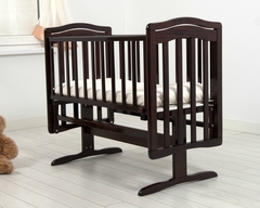 Кровать детская Л-2003-1м "Лили" маятник поперечный (орех)