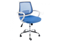 Компьютерное кресло Ергоплюс (Ergoplus) белое / голубое