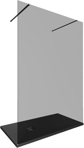 Allen Brau Infinity 3.21050.BA.T Душевая перегородка, цвет: cеребро браш