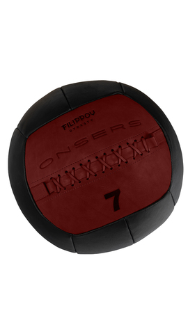 Медбол Exclusive Onsers Filippov 12кг/⌀35см, красный