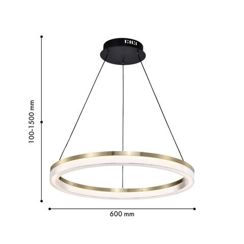 Подвесная светодиодная люстра Favourite Cirkler 4400-6P