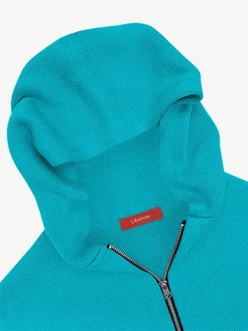 Толстовка на замке из экохлопка