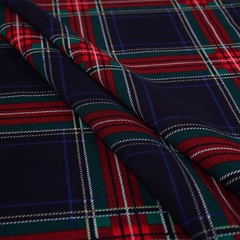 Кулирная гладь карбон с рисунком, 100% хлопок, 180 гр/м2, т.синий/зелёный (21013)