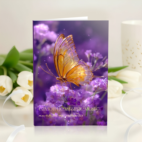 Открытка 4 шоколадки 