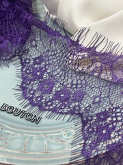 Кружево фиолетовое 10-13 см купон ~ 3 м