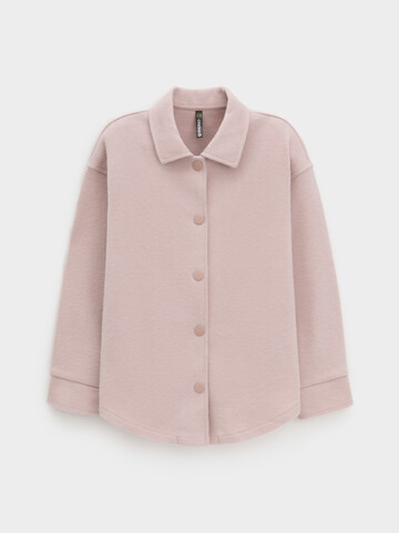 рубашка  для девочки  КР 302812/розовый лед к577