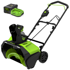 Снегоуборщик Greenworks GD60PSTK4 60V (51 см) аккумуляторный, с АКБ 4 А/ч и ЗУ