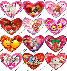 Печать на вафельной бумаге, Набор для Капкейков 53