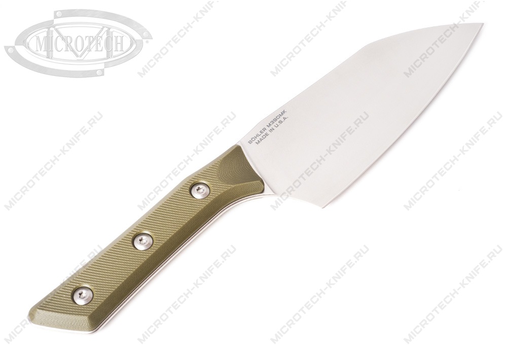 Нож Microtech Kitchen Santoku G-10 3200-10OD Green