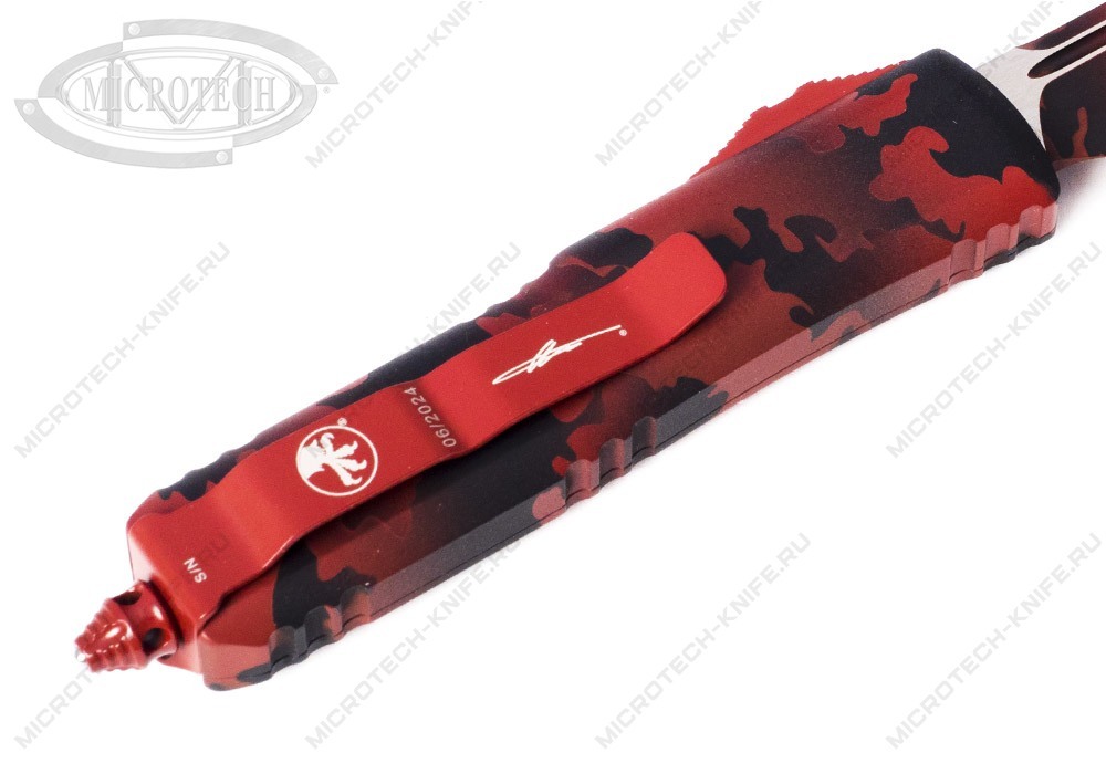 Нож Microtech UTX-85 231-1RCS Full Red Camo