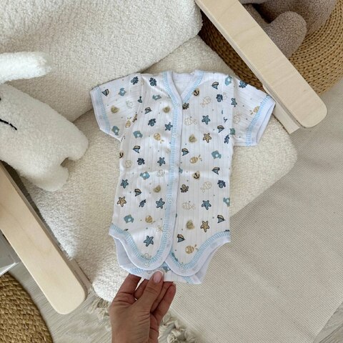 Боди с короткими рукавами