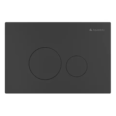 Панель смыва Aqueduto CIRCULO Novo, матовый черный