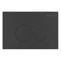 Панель смыва Aqueduto CIRCULO Novo, матовый черный
